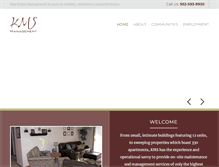 Tablet Screenshot of kmsapartments.com